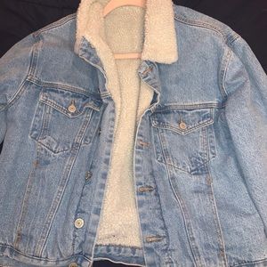 John Galt Denim Sherpa Jacket